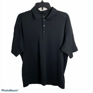 Nike Golf Men’s Black Polo Shirt Quilted Medium